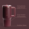 image:imageHydroJug Traveler 20oz Kids Insulated Tumbler with Handle Brown LeopardMerlot