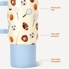 image:imageHydroJug Traveler 20oz Kids Insulated Tumbler with Handle Brown LeopardSports