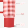 image:imageHydroJug Traveler 20oz Kids Insulated Tumbler with Handle Brown LeopardSummer Picnic