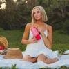 image:imageHydroJug Traveler 20oz Kids Insulated Tumbler with Handle Brown LeopardSummer Picnic