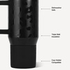 image:imageHydroJug Traveler 20oz Kids Insulated Tumbler with Handle FlutterBlack Leopard
