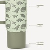 image:imageHydroJug Traveler 20oz Kids Insulated Tumbler with Handle FlutterDinosaur