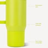 image:imageHydroJug Traveler 20oz Kids Insulated Tumbler with Handle FlutterLemon Lime
