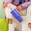 image:imageHydroJug Traveler 32oz Insulated Tumbler with Handle amp Straw Lime Rickey
