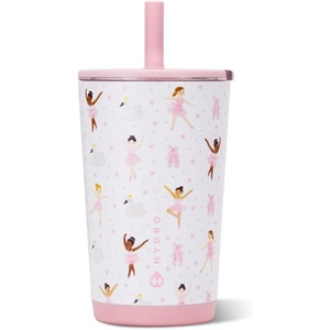 image:imageHydroJug Everyday Tumbler 14 oz CeramicLined Straw Cup CascadeBallerina