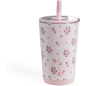 image:imageHydroJug Everyday Tumbler 14 oz CeramicLined Straw Cup CascadeWildrose