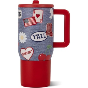 image:imageHydroJug Traveler 20oz Kids Insulated Tumbler with Handle Brown LeopardAmerican Honey