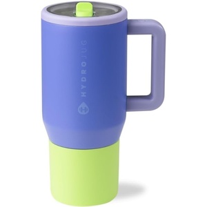 image:imageHydroJug Traveler 20oz Kids Insulated Tumbler with Handle Brown LeopardLime Rickey