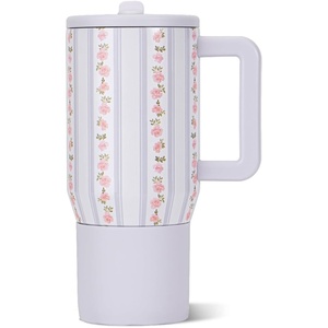 image:imageHydroJug Traveler 20oz Kids Insulated Tumbler with Handle Brown LeopardPrimrose
