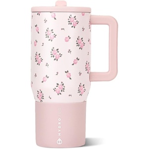 image:imageHydroJug Traveler 20oz Kids Insulated Tumbler with Handle FlutterWildrose