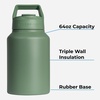 image:imageHydroJug Sport Jug 64oz Insulated Half Gallon Water Bottle Light BlueLight Blue