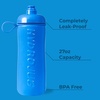 image:imageHydroJug Squeeze  27oz Water Bottles Sports Water Bottle with Push Cap Quick amp Easy Hydration Gym Water Bottles Easy Squeeze Bottle Cobalt