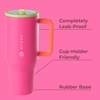 image:imageHydroJug Traveler 40oz Insulated Tumbler with Handle amp Straw Orchid
