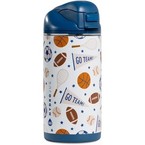 image:imageHydroJug Ease2o 14oz Kids Water Bottle with Straw amp Chug Lid FootballAllStars