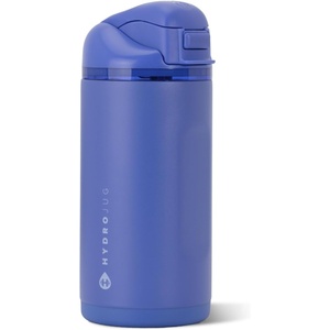 image:imageHydroJug Ease2o 14oz Kids Water Bottle with Straw amp Chug Lid FootballBerry Pop