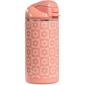 image:imageHydroJug Ease2o 14oz Kids Water Bottle with Straw amp Chug Lid FootballDaisy Checkers