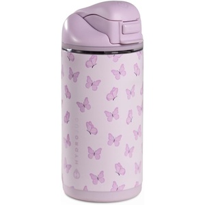 image:imageHydroJug Ease2o 14oz Kids Water Bottle with Straw amp Chug Lid FootballFlutter