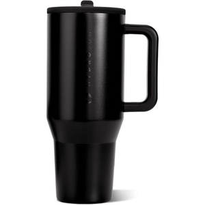 image:imageHydroJug Traveler 40oz Insulated Tumbler with Handle amp Straw American HoneyBlack