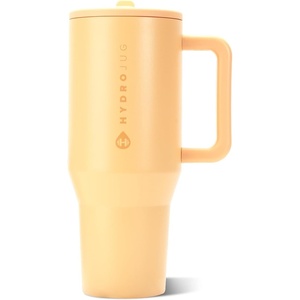 image:imageHydroJug Traveler 40oz Insulated Tumbler with Handle amp Straw American HoneyMarigold