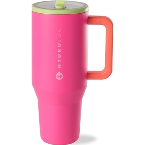 image:imageHydroJug Traveler 40oz Insulated Tumbler with Handle amp Straw American HoneyOrchid
