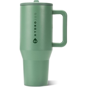 image:imageHydroJug Traveler 40oz Insulated Tumbler with Handle amp Straw American HoneySage