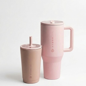 image:imageHydroJug  Pink Sand 40oz Traveler  Dusty Rose Everyday Tumbler 14oz