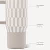 image:imageHydroJug Coffee Traveler 20oz CeramicLined Mug with Handle French VanillaLatte