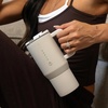 image:imageHydroJug Coffee Traveler 20oz CeramicLined Mug with Handle French VanillaLinen