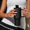 image:imageHydroJug Coffee Traveler 20oz CeramicLined Mug with Handle French VanillaNoire Satin