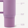 image:imageHydroJug Coffee Traveler 20oz CeramicLined Mug with Handle French VanillaPixie