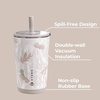 image:imageHydroJug Everyday Tumbler 14 oz CeramicLined Straw Cup Noir SatinCamo