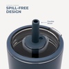 image:imageHydroJug Everyday Tumbler 14 oz CeramicLined Straw Cup Noir SatinCascade