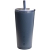 image:imageHydroJug Everyday Tumbler 14 oz CeramicLined Straw Cup Noir SatinCascade