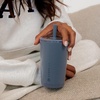 image:imageHydroJug Everyday Tumbler 14 oz CeramicLined Straw Cup Noir SatinCascade