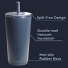 image:imageHydroJug Everyday Tumbler 14 oz CeramicLined Straw Cup Noir SatinCascade
