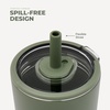 image:imageHydroJug Everyday Tumbler 14 oz CeramicLined Straw Cup Noir SatinCourtyard