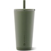 image:imageHydroJug Everyday Tumbler 14 oz CeramicLined Straw Cup Noir SatinCourtyard