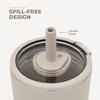 image:imageHydroJug Everyday Tumbler 14 oz CeramicLined Straw Cup Noir SatinDune