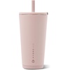 image:imageHydroJug Everyday Tumbler 14 oz CeramicLined Straw Cup Noir SatinDusty Rose