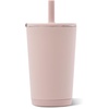 image:imageHydroJug Everyday Tumbler 14 oz CeramicLined Straw Cup Noir SatinDusty Rose