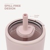 image:imageHydroJug Everyday Tumbler 14 oz CeramicLined Straw Cup Noir SatinDusty Rose