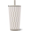 image:imageHydroJug Everyday Tumbler 14 oz CeramicLined Straw Cup Noir SatinLatte