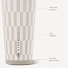 image:imageHydroJug Everyday Tumbler 14 oz CeramicLined Straw Cup Noir SatinLatte