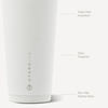image:imageHydroJug Everyday Tumbler 14 oz CeramicLined Straw Cup Noir SatinLunar