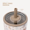 image:imageHydroJug Everyday Tumbler 14 oz CeramicLined Straw Cup Noir SatinMesa