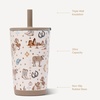 image:imageHydroJug Everyday Tumbler 14 oz CeramicLined Straw Cup Noir SatinMesa