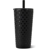 image:imageHydroJug Everyday Tumbler 14 oz CeramicLined Straw Cup Noir SatinNoire Satin
