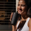 image:imageHydroJug Everyday Tumbler 14 oz CeramicLined Straw Cup Noir SatinNoire Satin