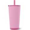 image:imageHydroJug Everyday Tumbler 14 oz CeramicLined Straw Cup Noir SatinPetal