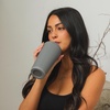 image:imageHydroJug Everyday Tumbler 14 oz CeramicLined Straw Cup Noir SatinStone